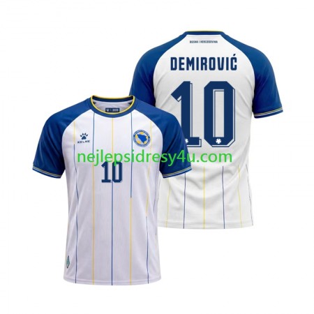 Fotbalový Dres Bosna a Hercegovina Ermedin Demirovic 10 Venkovní Mistrovství světa 2026 Fotbalový Dres Bosna a Hercegovina Ermedin Demirovic 10 Venkovní Mistrovství světa 2026